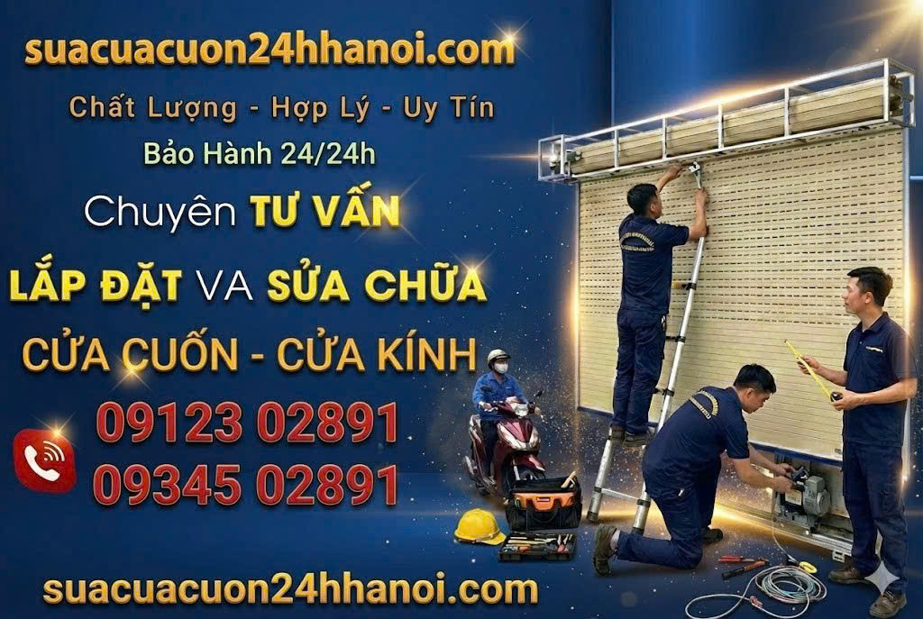 Sửa Chữa Và Lắp Đặt Cửa Cuốn 24H Hà Nội