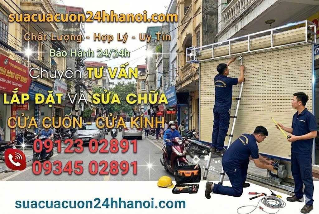 Sửa Chữa Và Lắp Đặt Cửa Cuốn 24H Hà Nội