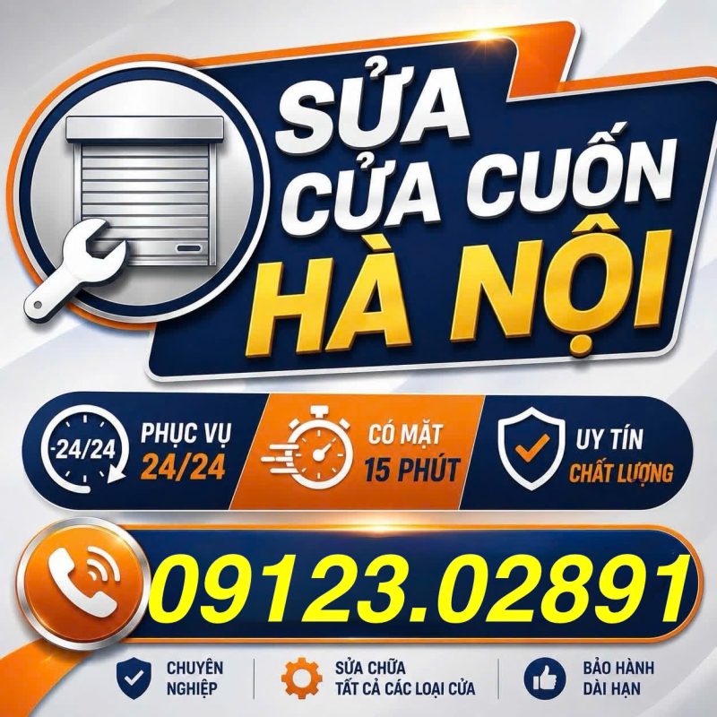 Sửa Chữa Và Lắp Đặt Cửa Cuốn 24H Hà Nội