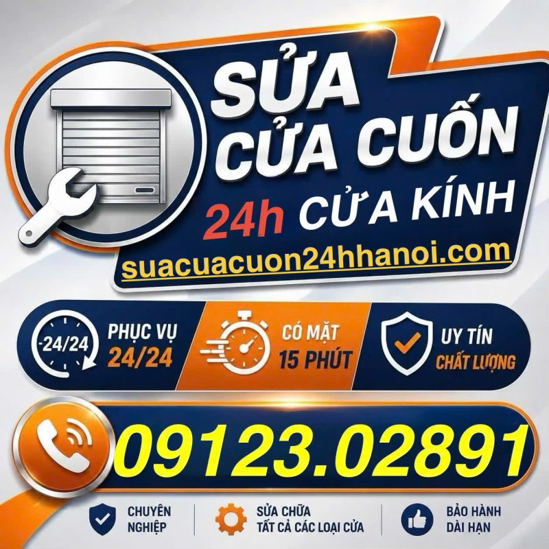 Sửa Chữa Và Lắp Đặt Cửa Cuốn 24H Hà Nội