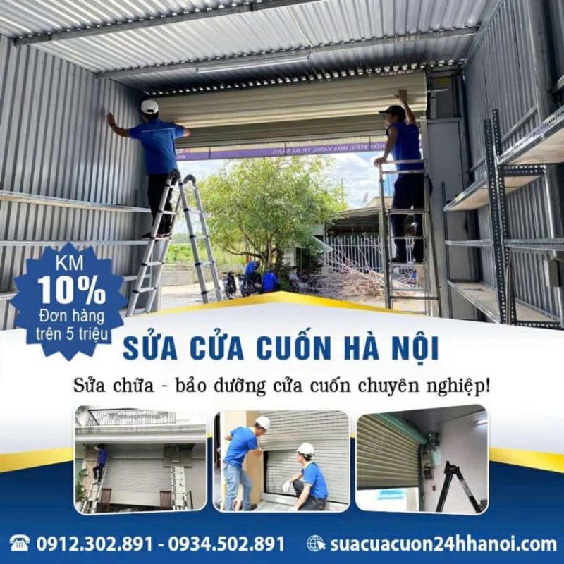 Sửa Chữa Và Lắp Đặt Cửa Cuốn 24H Hà Nội